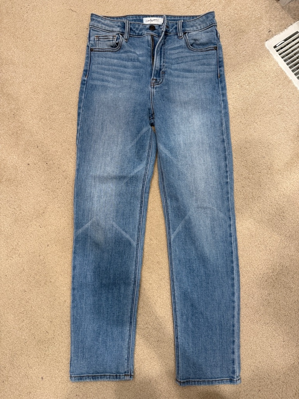 Carly Jean Los Angeles Brooke Slim Straight Jean Size 5